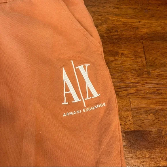 Armani Exchange Iconic Orange Sweatpants